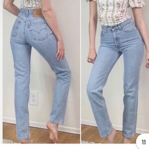 Vintage 1998 Levi’s 512 slim straight denim jeans Size 25 or 26